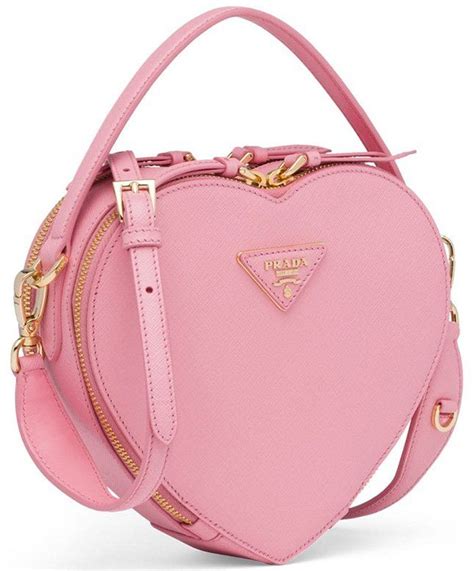 pink heart shaped prada purse|pink fluffy prada bag.